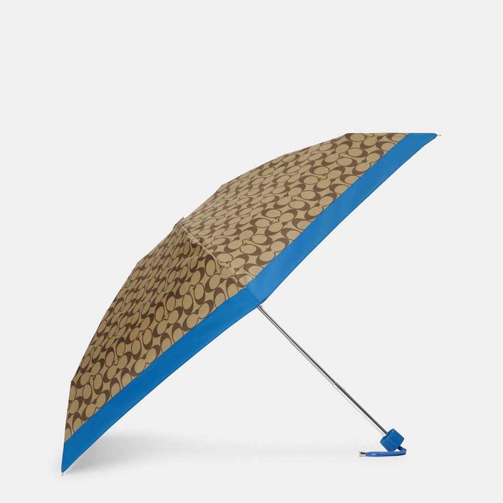 Coach Mini Umbrella In Signature